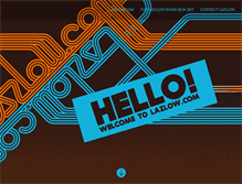 Tablet Screenshot of lazlow.com